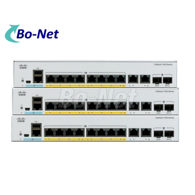 NEW CISCO Original1000 Series C1000-8P-2G-L 8x10/100/1000 Ethernet PoE+ ports 67W PoE fixed managed Gigabit Ethern